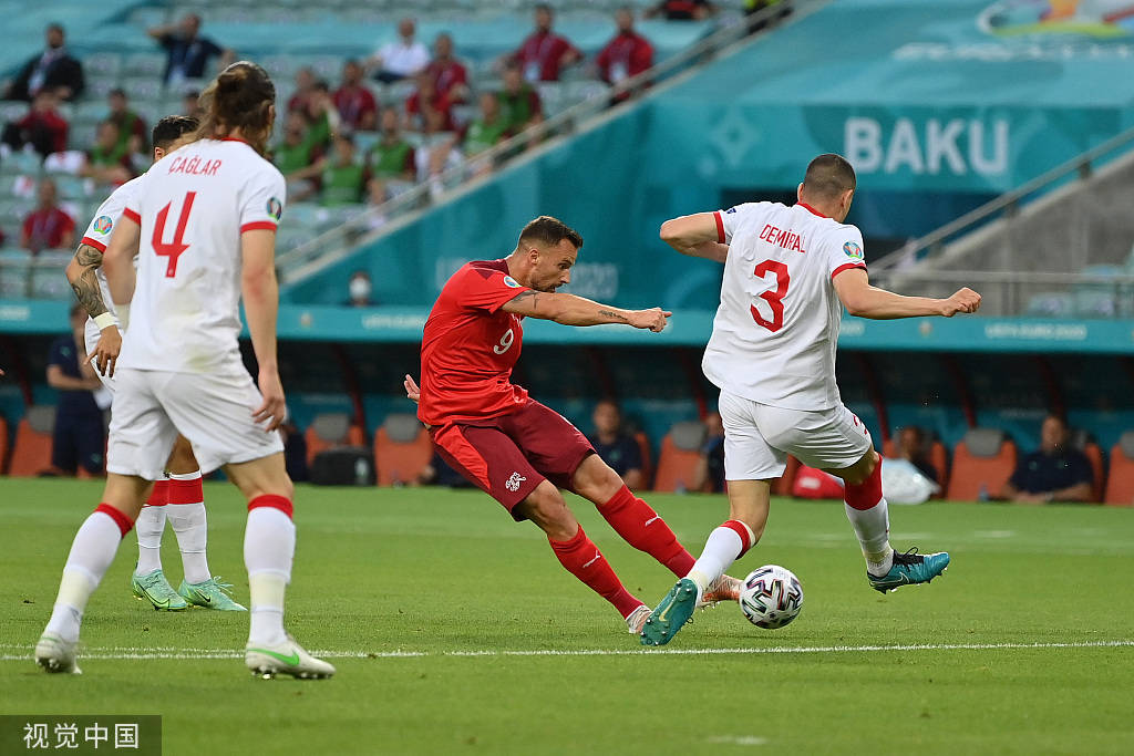 瑞士胜土耳其，锁定小组第二
