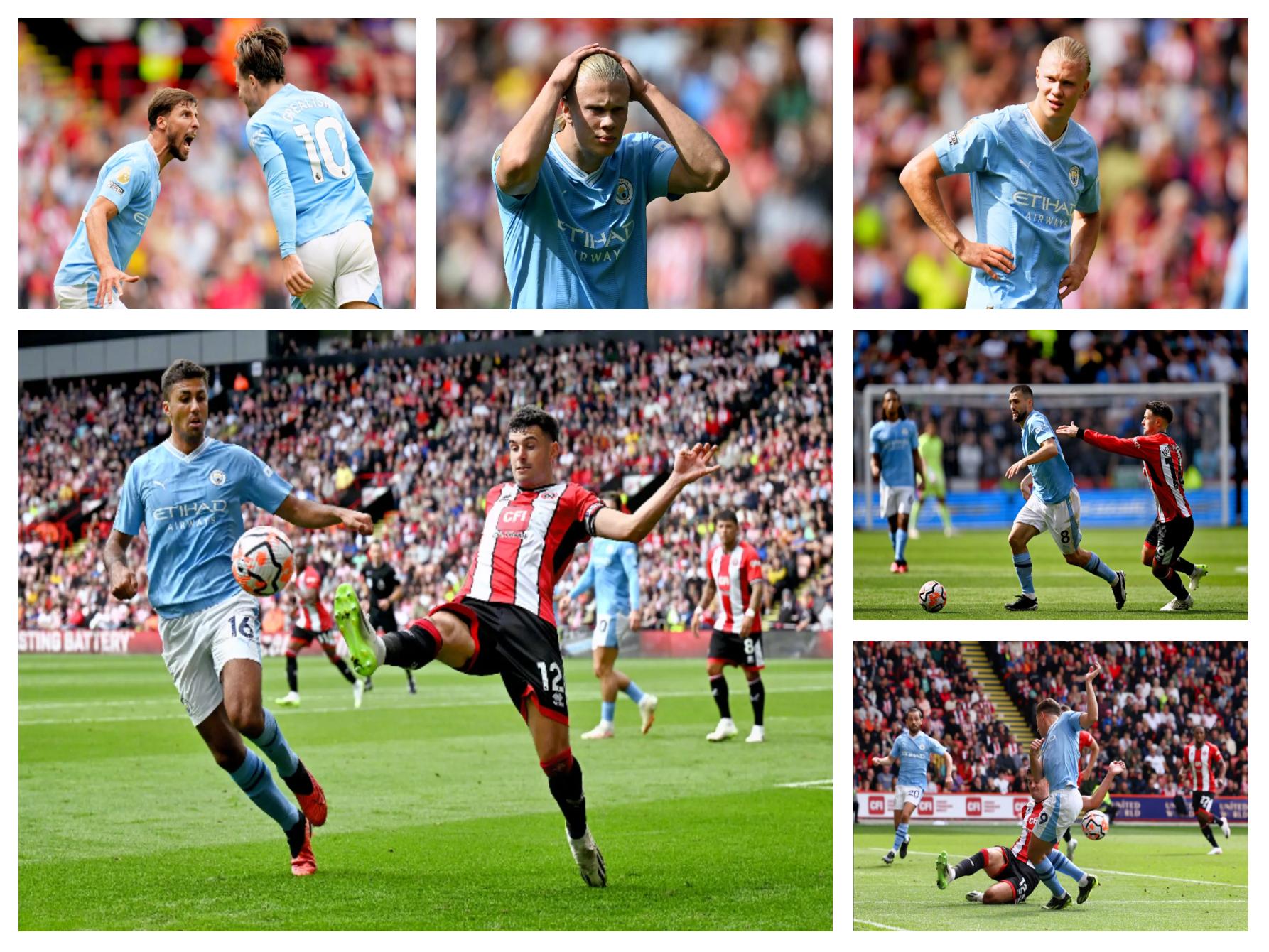 曼城大胜谢菲联，英超积分榜领跑者不容忽视